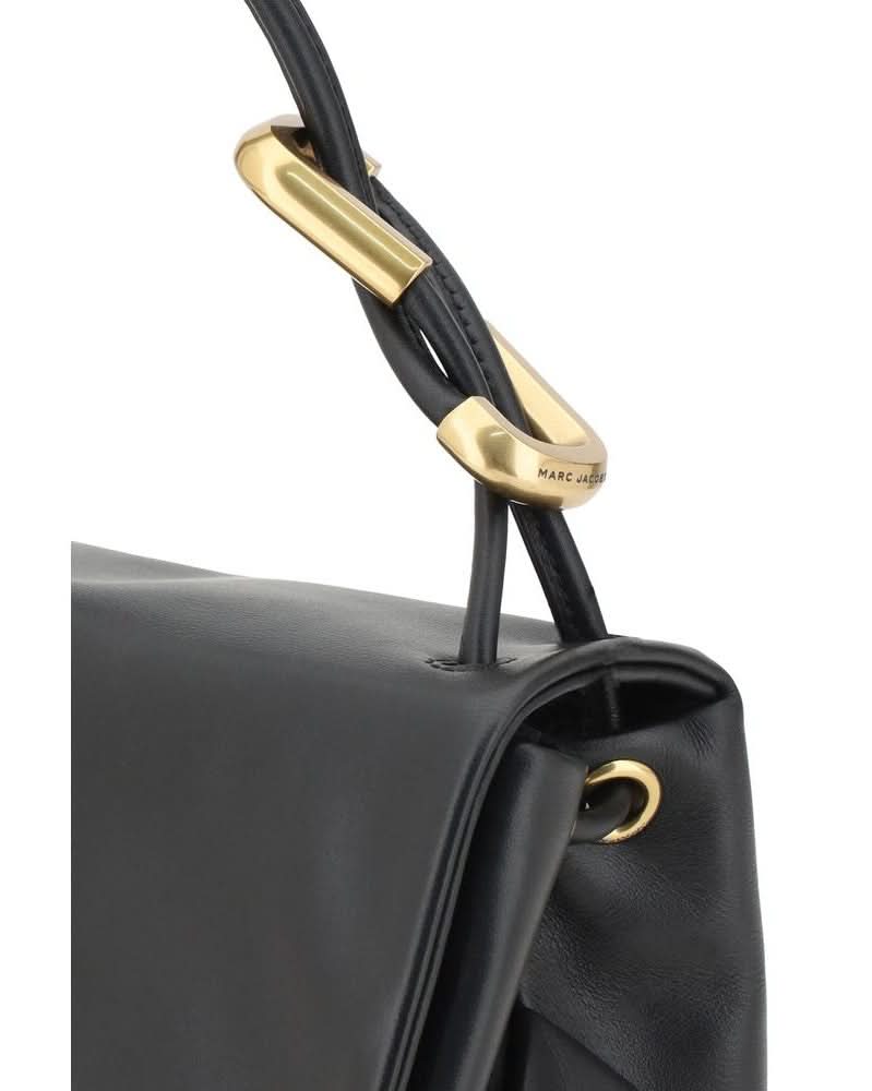 Marc Jacobs Black Calf Leather Bos Taurus Shoulder Bag