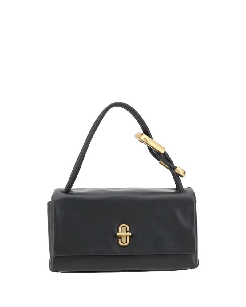 Marc Jacobs Black Calf Leather Bos Taurus Shoulder Bag