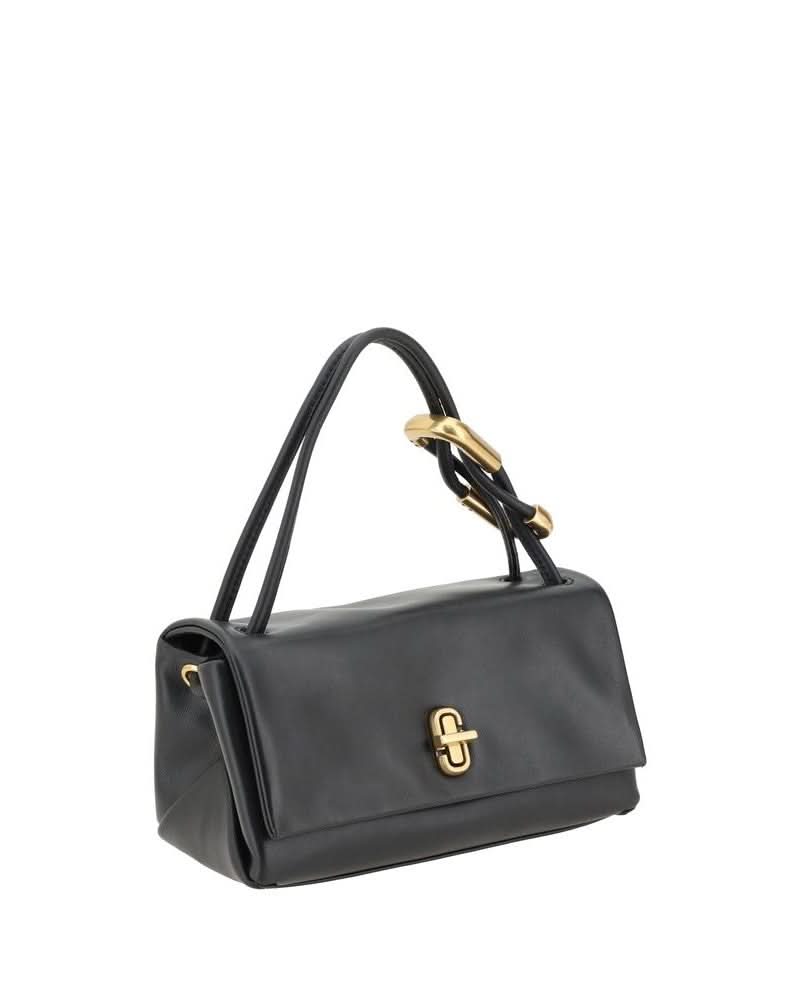 Marc Jacobs Black Calf Leather Bos Taurus Shoulder Bag