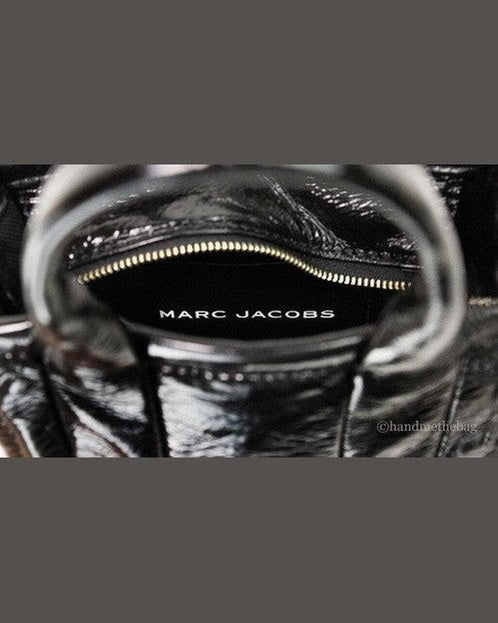 Marc Jacobs Black Leather Crossbody Bag Handbag Glam Steals