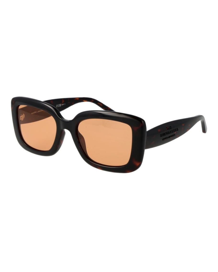 Marc Jacobs Brown Plastic Sunglasses Glam Steals