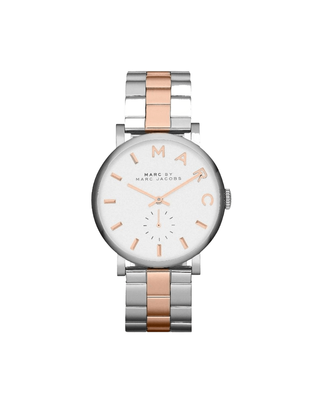 Marc Jacobs Gray Stainless Steel Dress Watch Watches