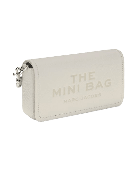 Marc Jacobs White Calf Leather Bos Taurus Shoulder Bag Shoulder Bags
