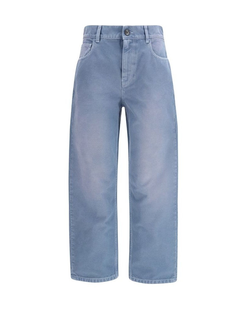 Marni Blue Cotton Relaxed Fit Jeans Glam Steals