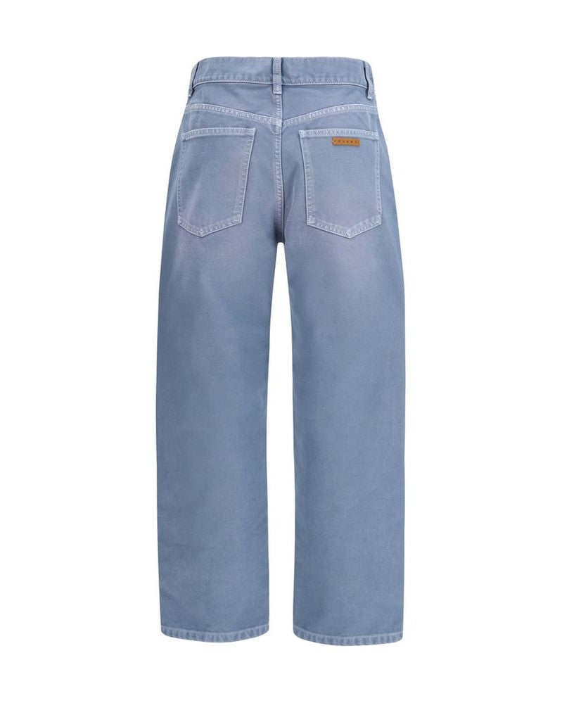 Marni Blue Cotton Relaxed Fit Jeans Glam Steals