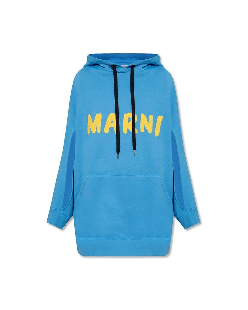 Marni Blue Cotton Sweatshirt Sweatshirts