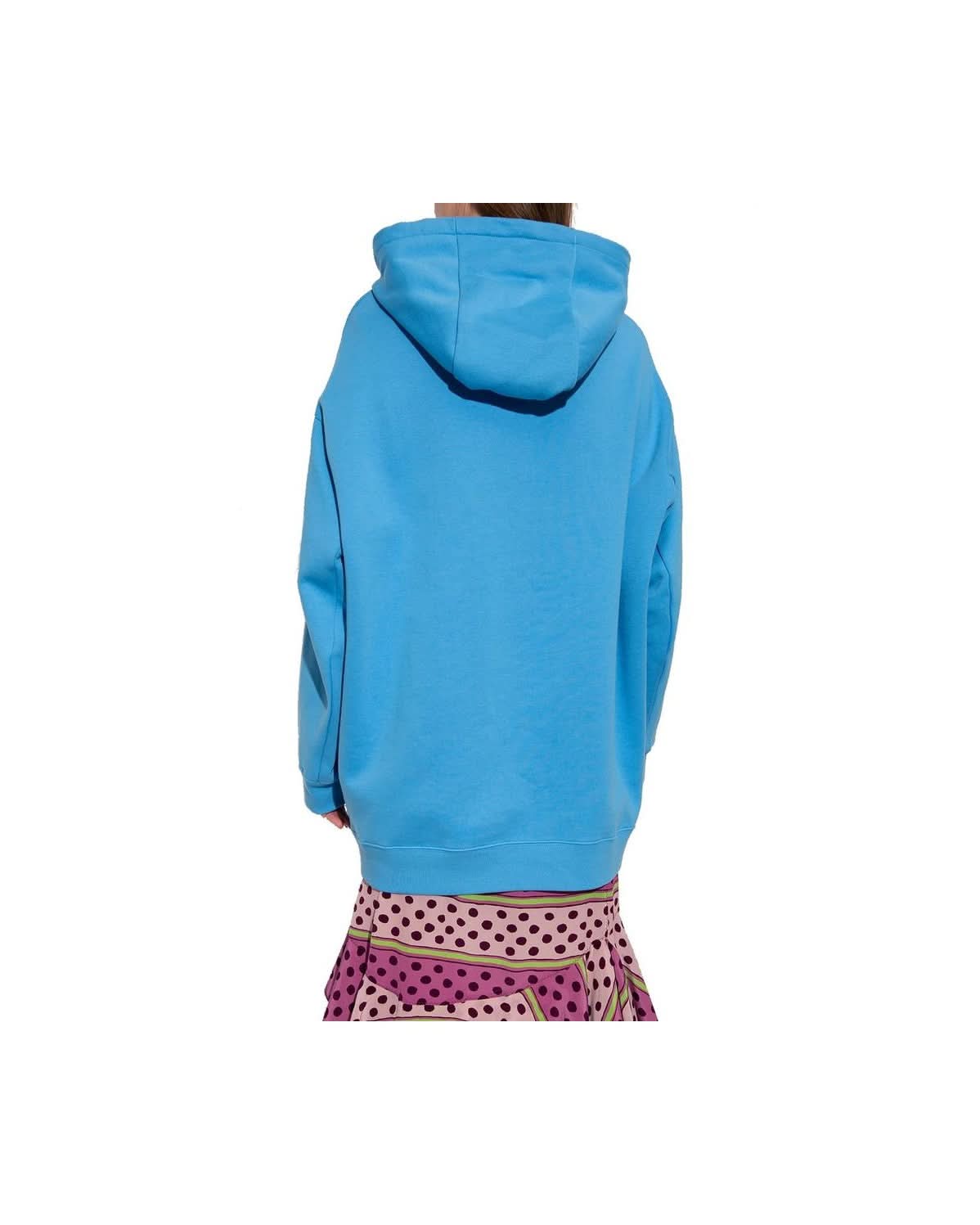 Marni Blue Cotton Sweatshirt Sweatshirts