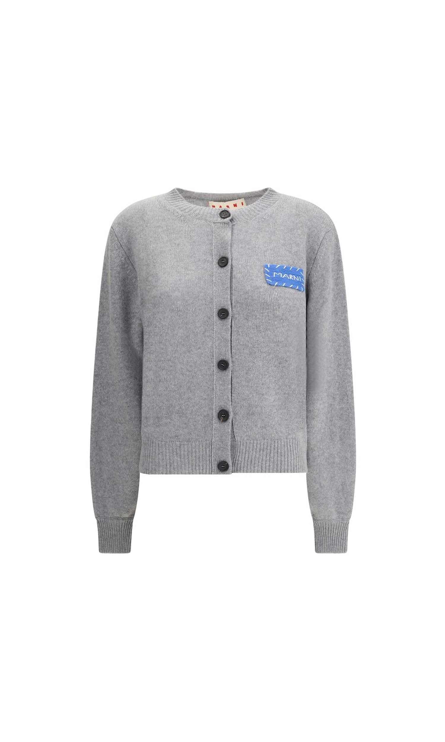 Marni Cashmere Cardigan With Patch Glam Steals