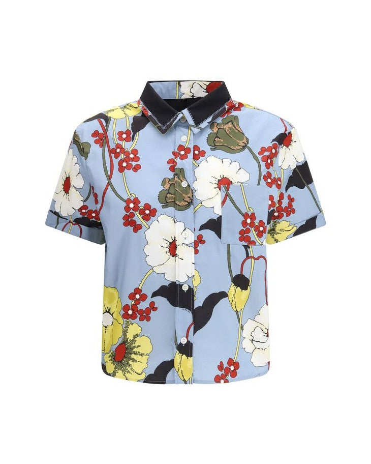Marni Multicolor Cotton Pattern Shirt Glam Steals