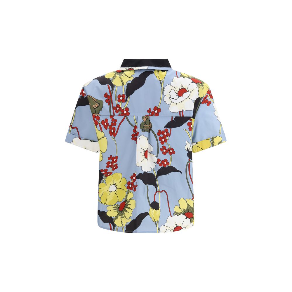 Marni Multicolor Cotton Pattern Shirt Glam Steals