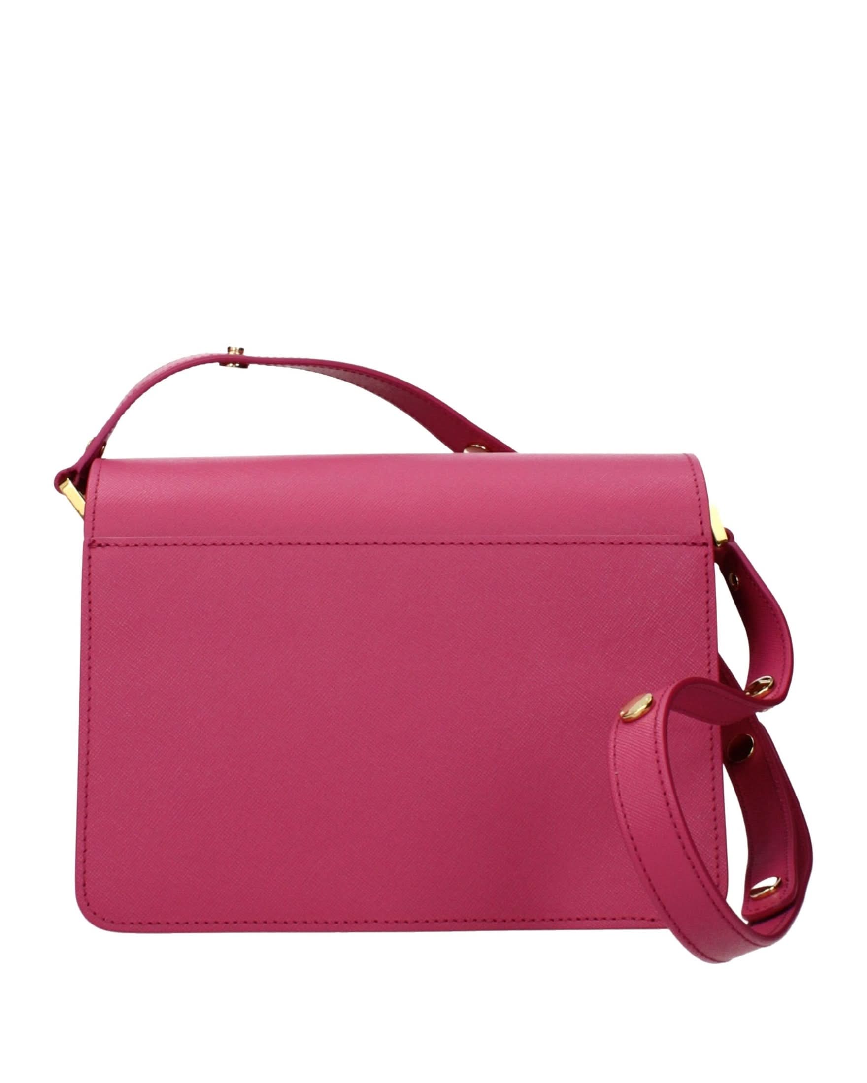 Marni Pink Leather Shoulder Bag