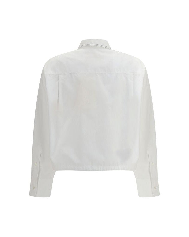 Marni White Cotton Shortsleeve Shirt Glam Steals