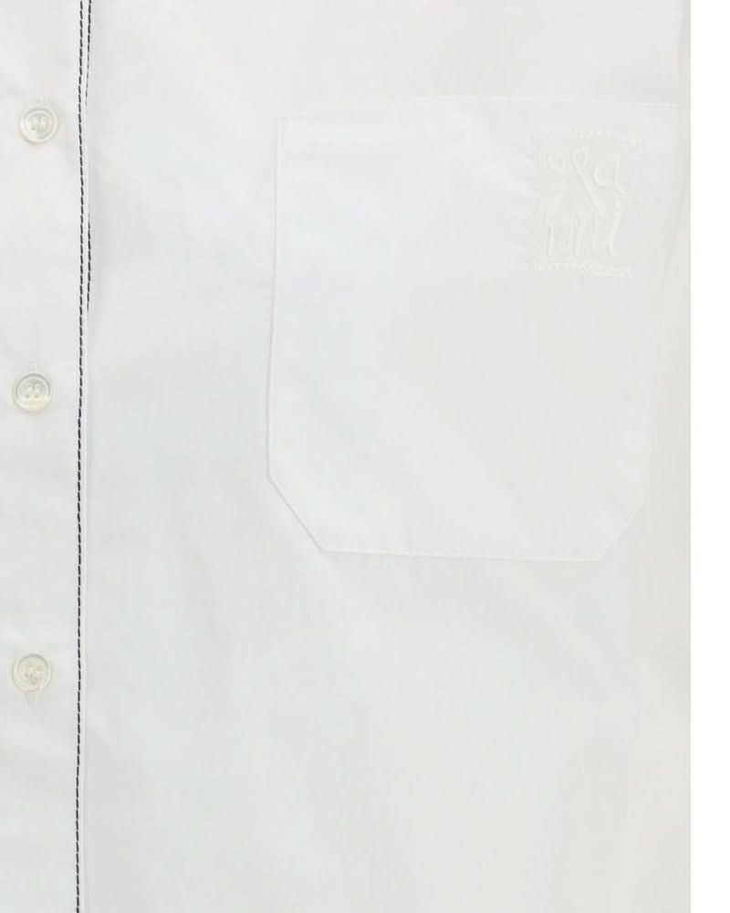 Marni White Cotton Shortsleeve Shirt Shirts