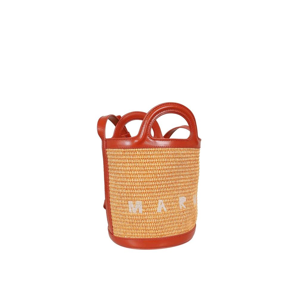 Marnie Orange Cotton Marni Backet Bag Glam Steals