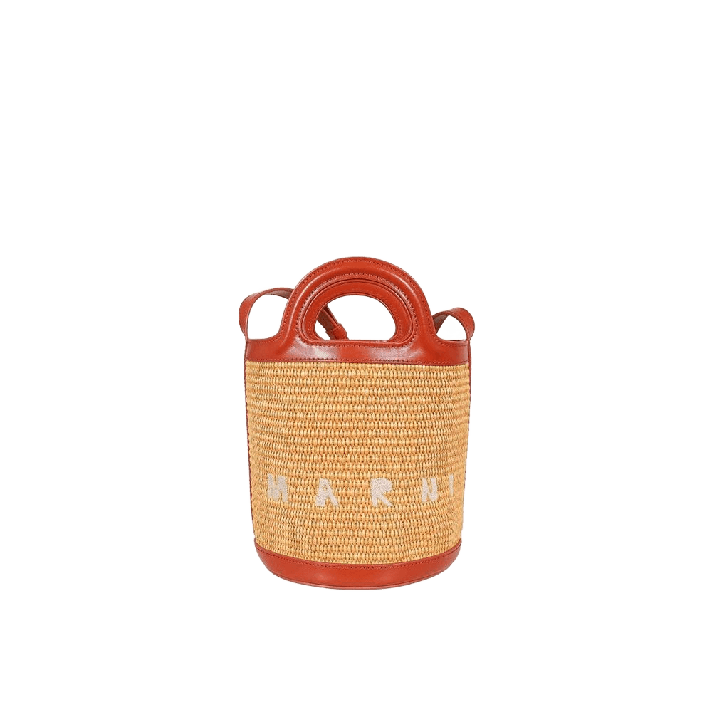 Marnie Orange Cotton Marni Backet Bag Glam Steals