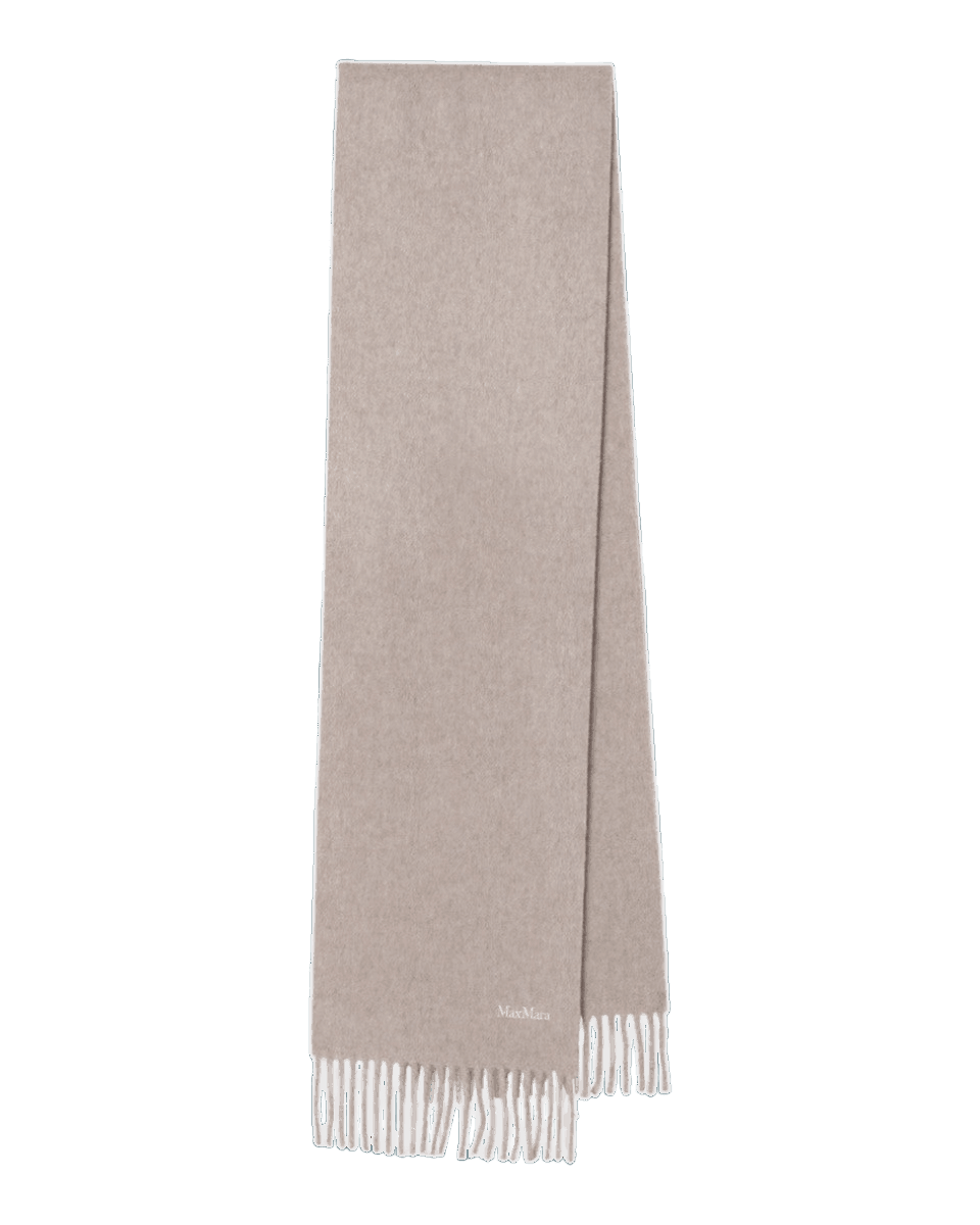 Max Mara Beige Wool Scarf Glam Steals