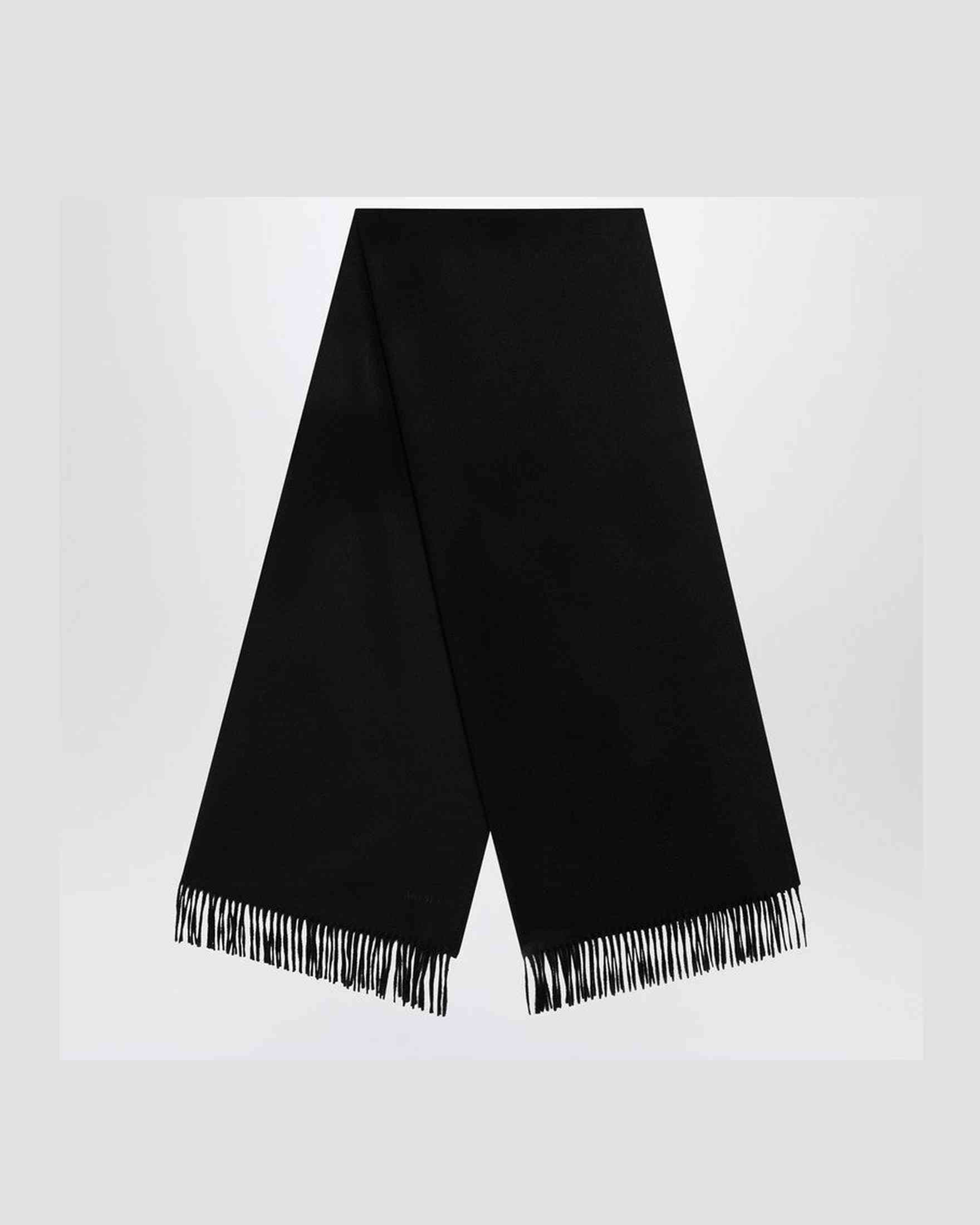 Max Mara Black Cashmere Scarf Glam Steals