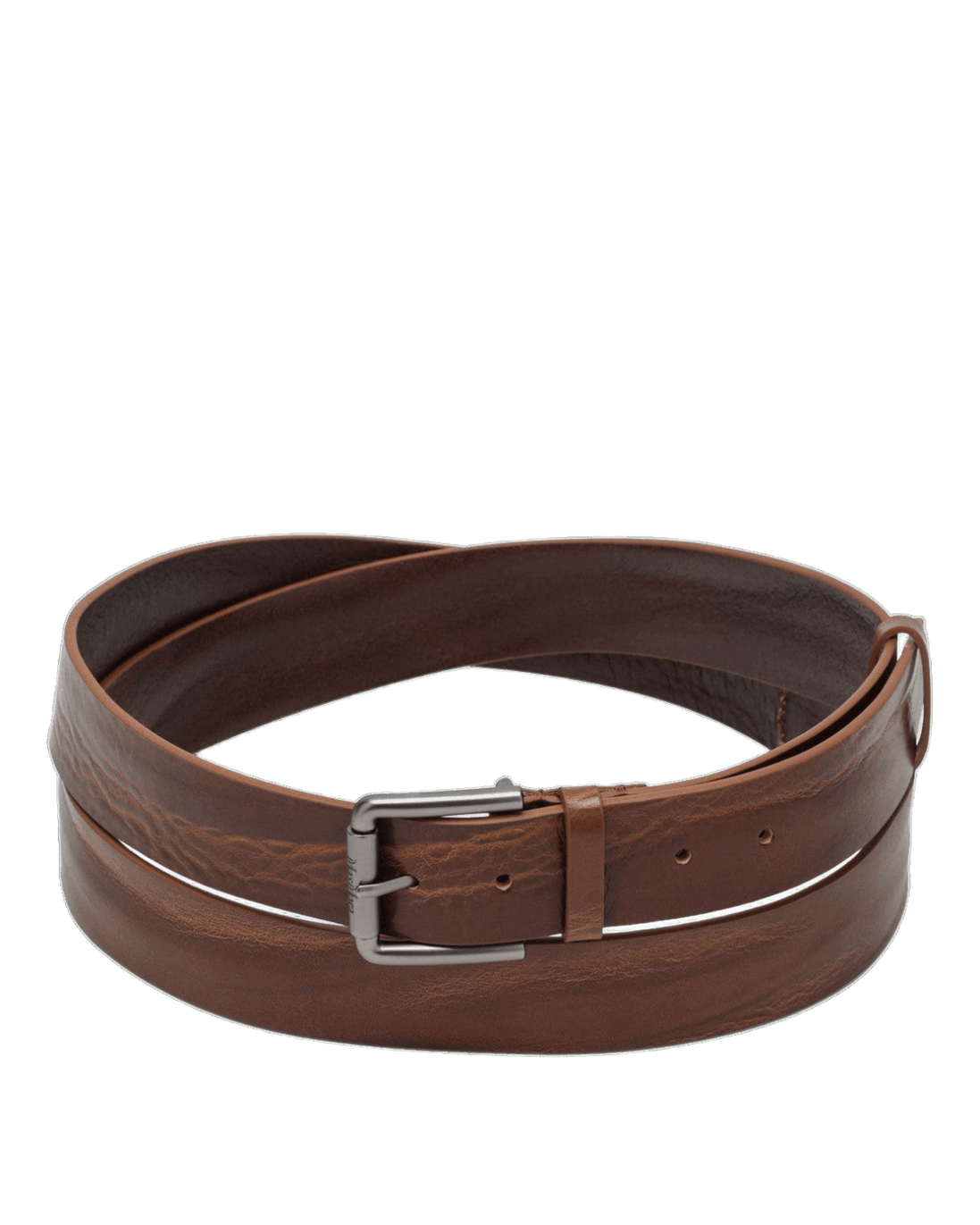 Max Mara Brown Leather Long Belt Glam Steals