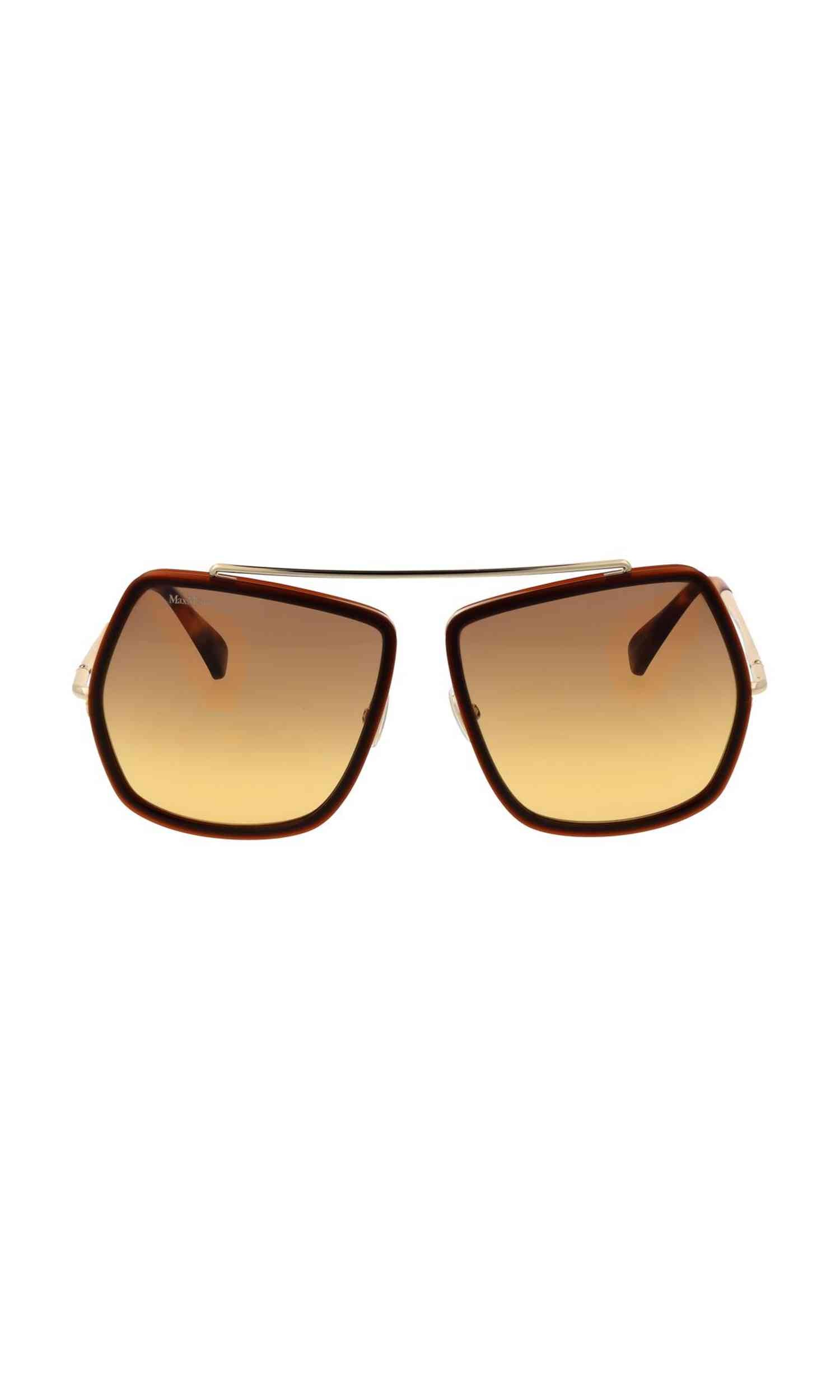 Max Mara Brown Women Sunglasses Glam Steals