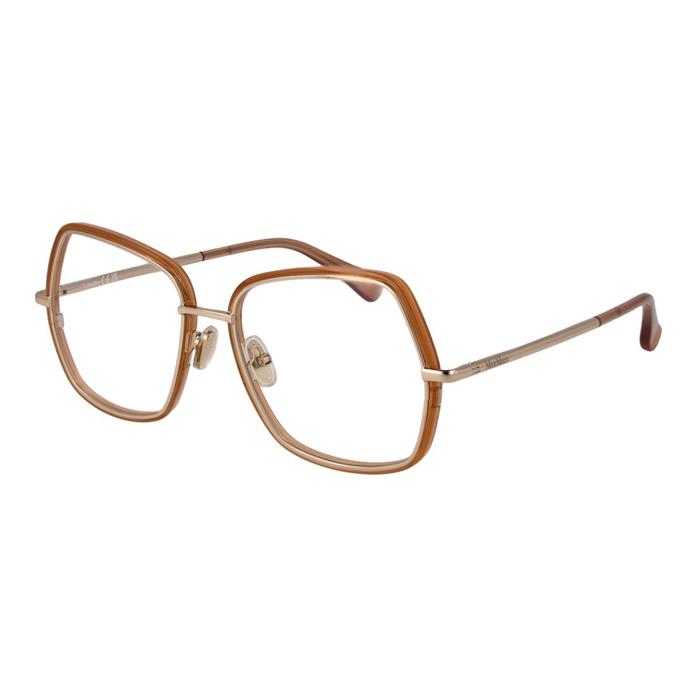 Max Mara Gold Women Optical Frame Glam Steals