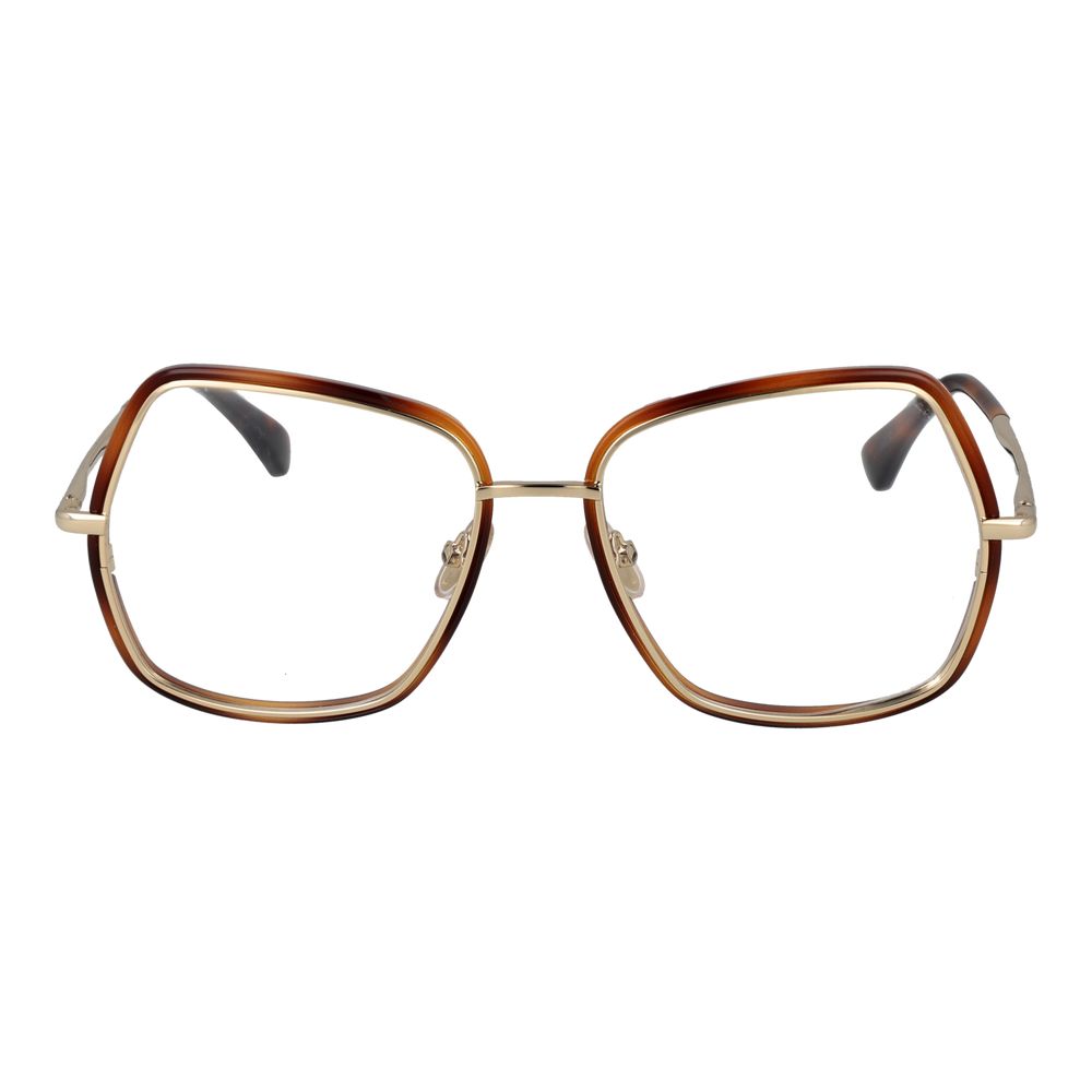 Max Mara Gold Women Optical Frame Glam Steals