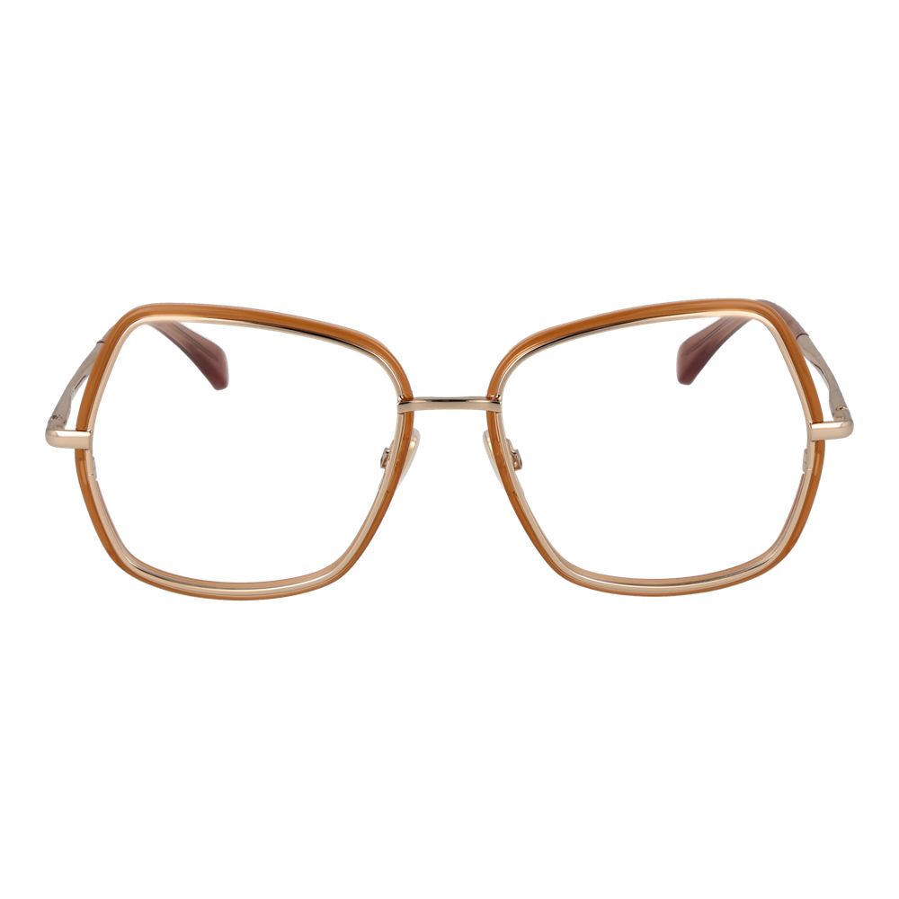 Max Mara Gold Women Optical Frame Glam Steals