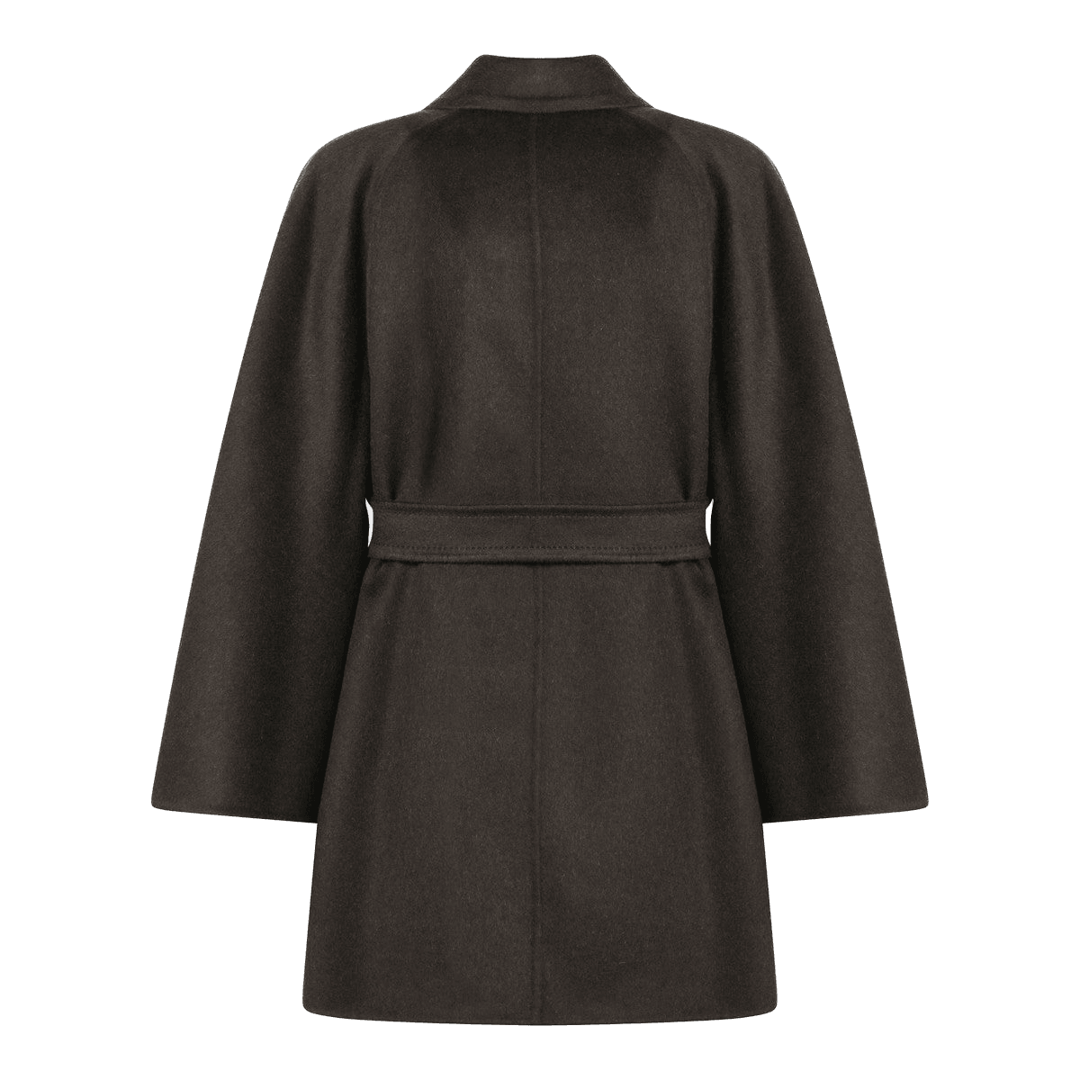 Max Mara Green Moss Short Wrap Coat Glam Steals