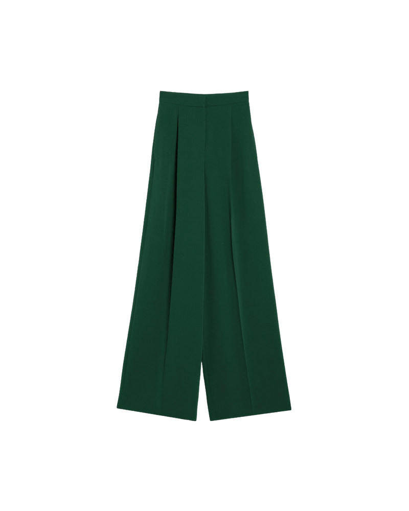 Max Mara Green Wide Emerald Cady Trouser Glam Steals
