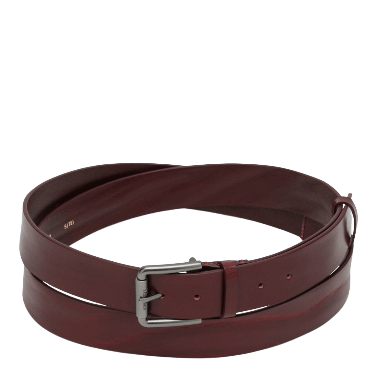 Max Mara Pink Leather Long Belt in Antique Glam Steals