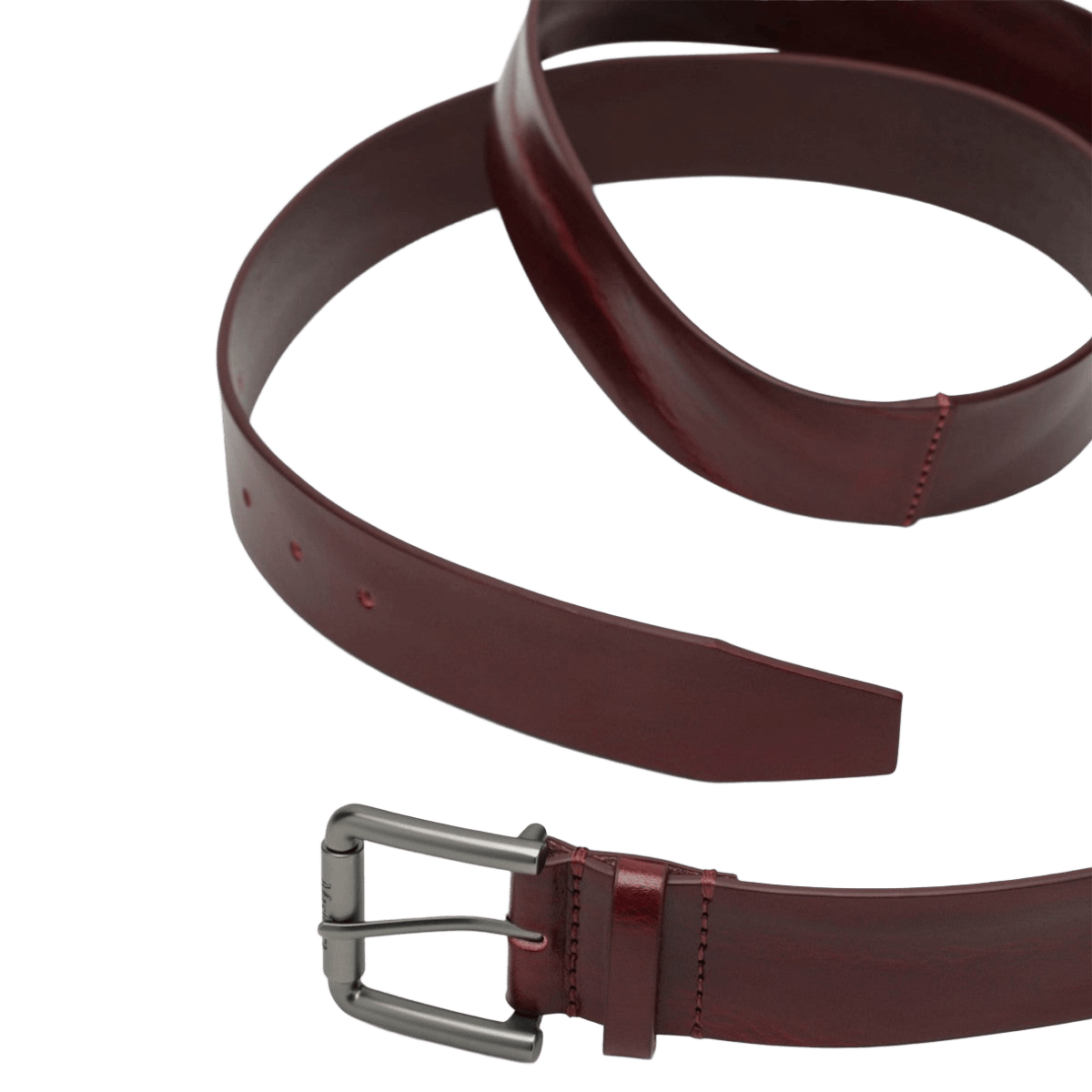 Max Mara Pink Leather Long Belt in Antique Glam Steals
