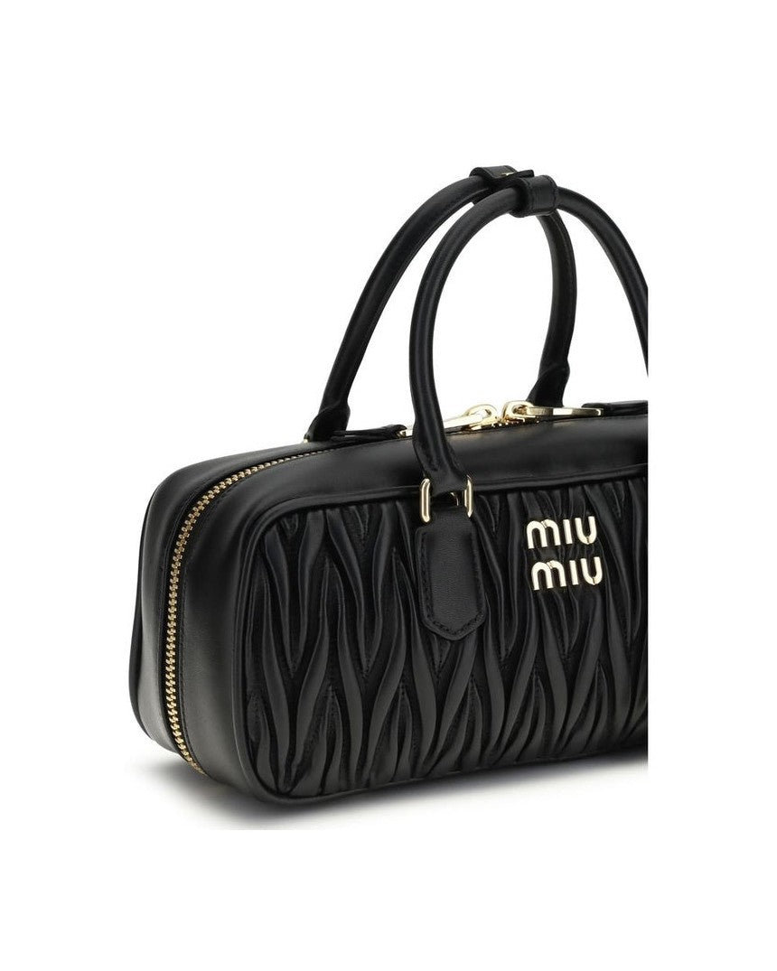 Miu Miu Black Lamb Ovis Aries Shoulder Bag Glam Steals
