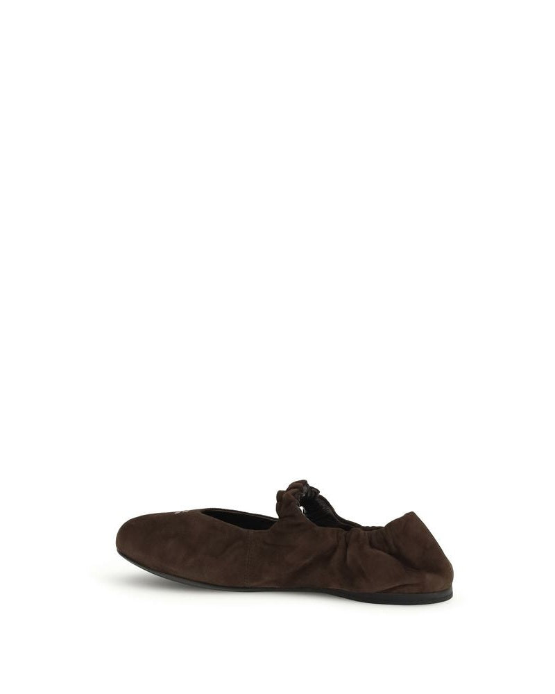 Miu Miu Brown Ballet Flats Glam Steals