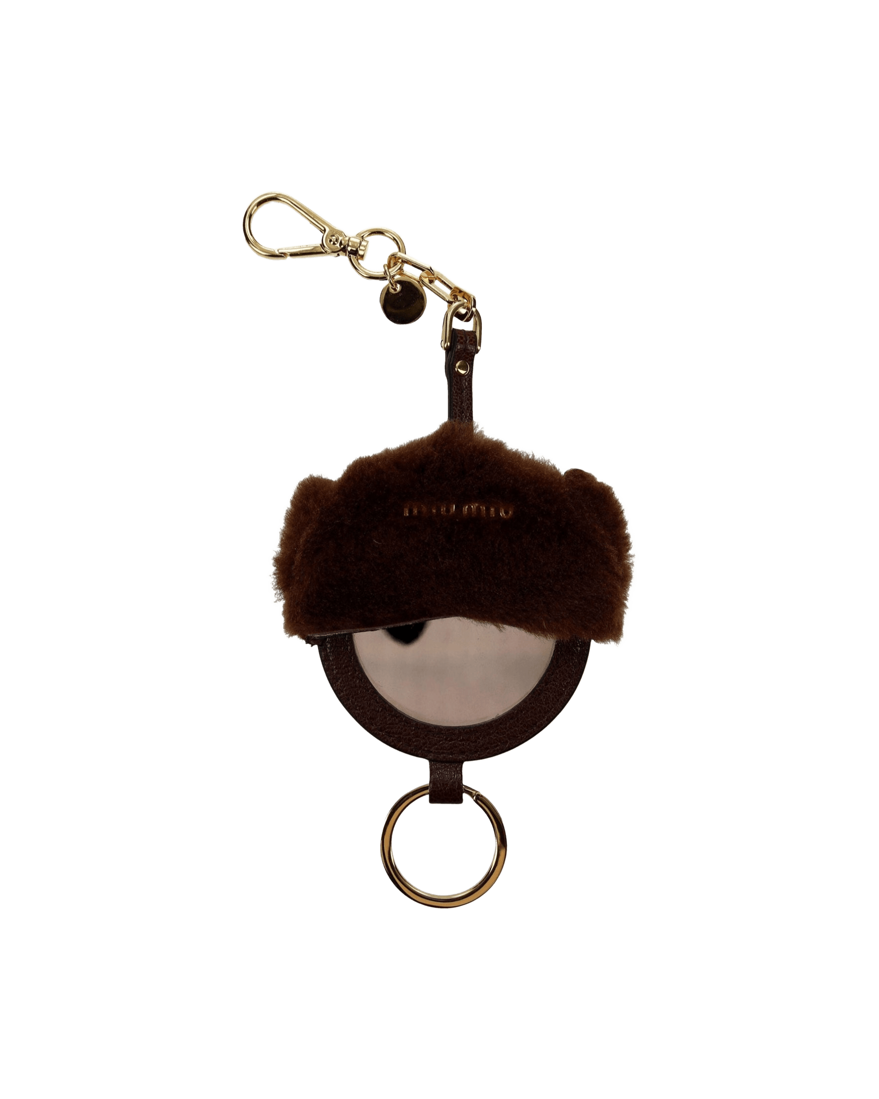 Miu Miu Brown Fur Keychains Glam Steals
