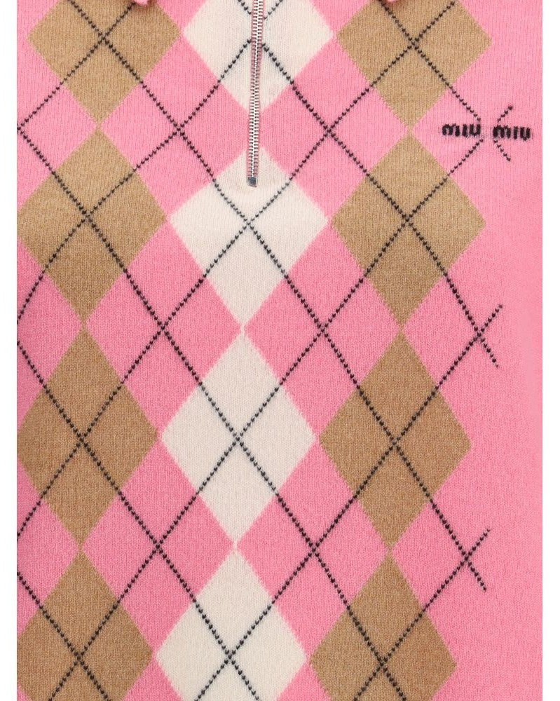 Miu Miu Cashmere Zip Polo Glam Steals