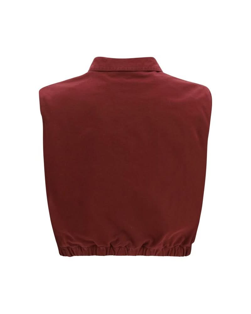 Miu Miu Cotton Bordeaux Jacket