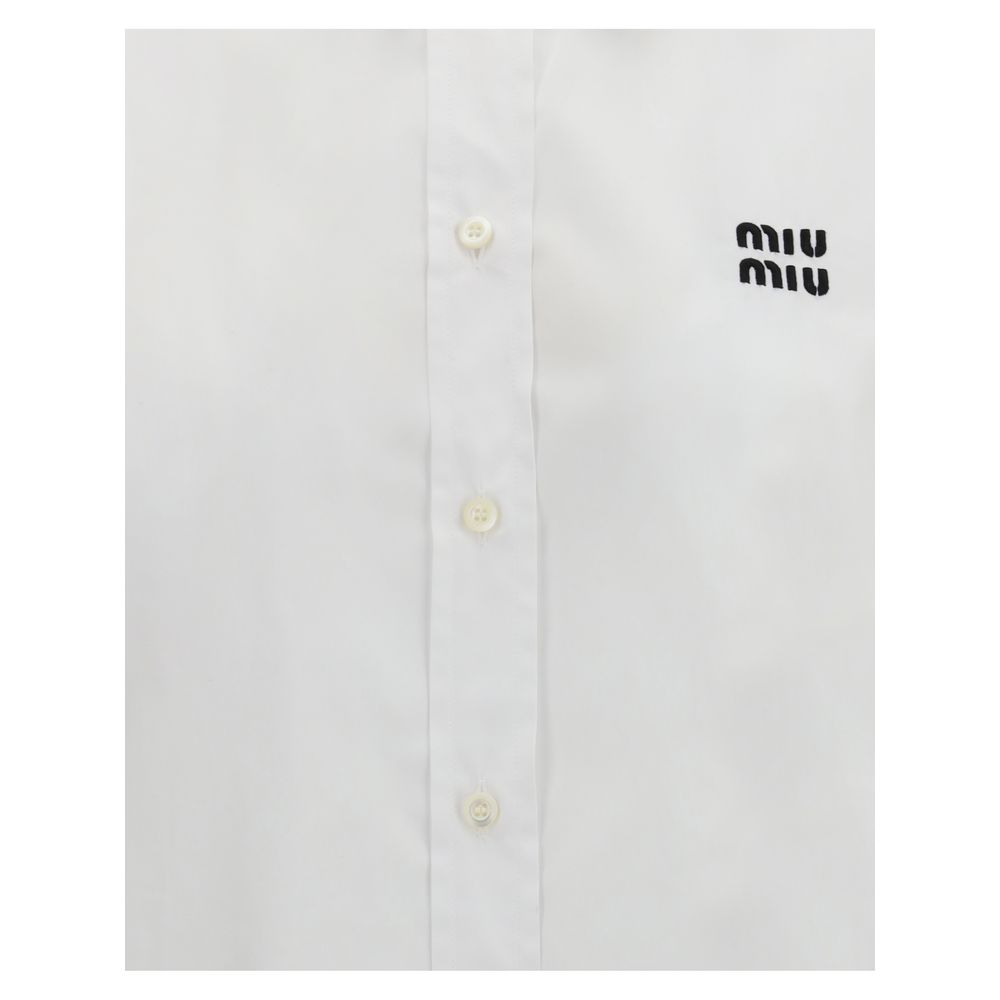 Miu Miu Cropped Shirt Glam Steals