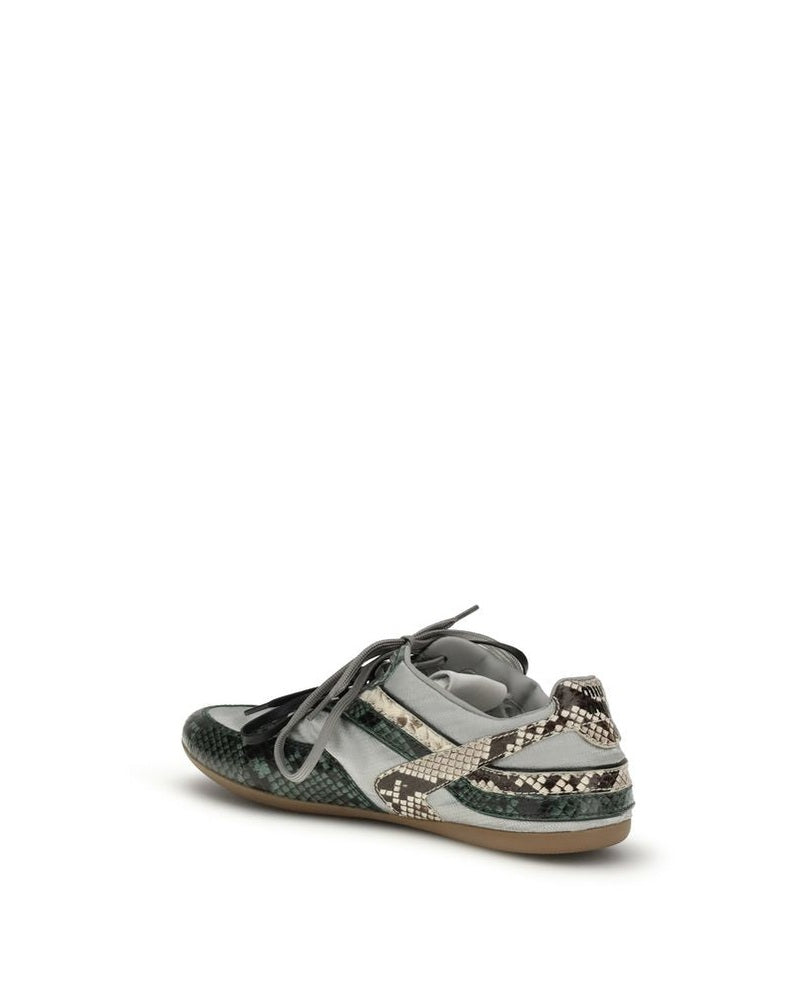 Miu Miu Gray Rubber Athletic Sneakers Sneakers