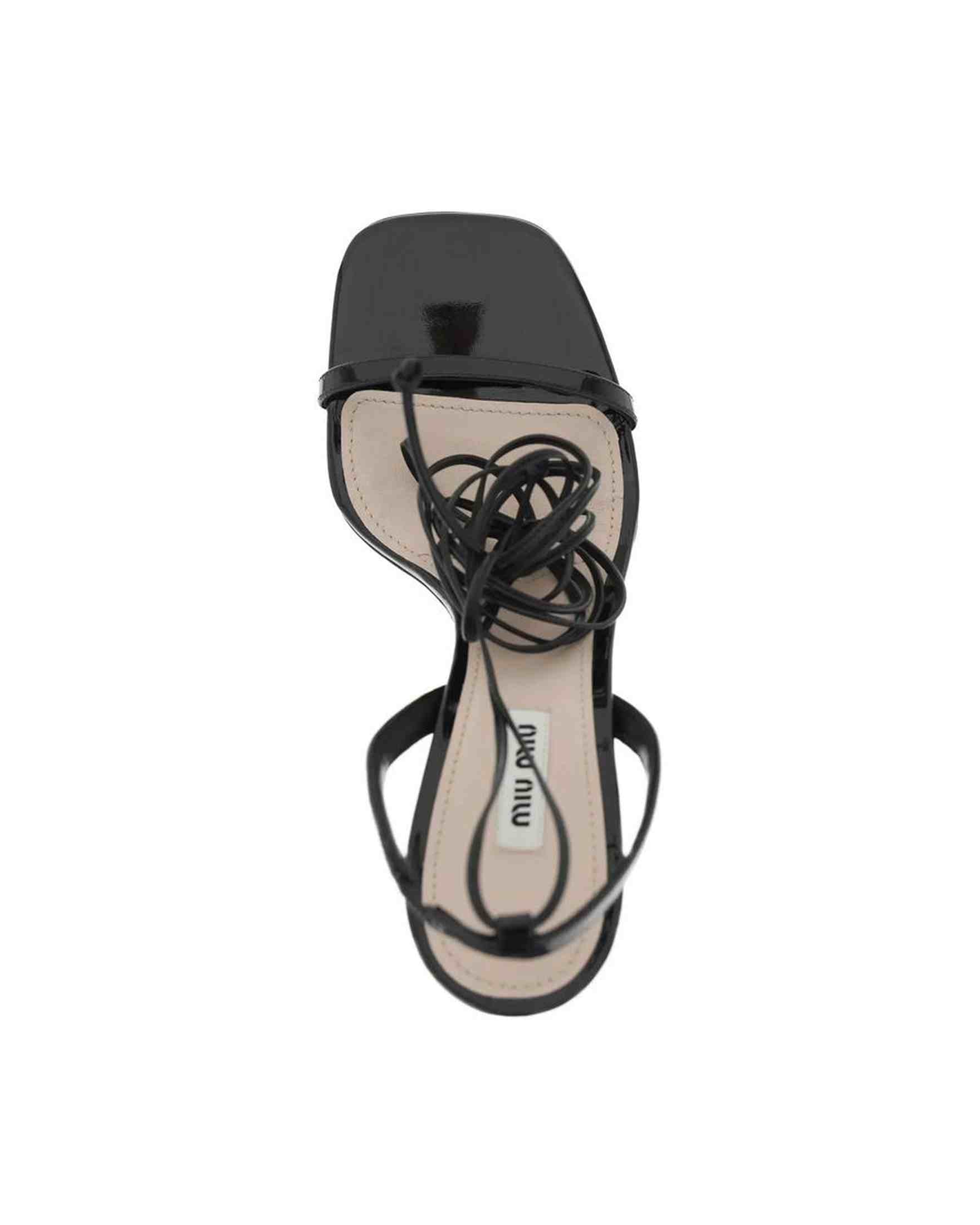 Miu Miu Leather Sandals Glam Steals