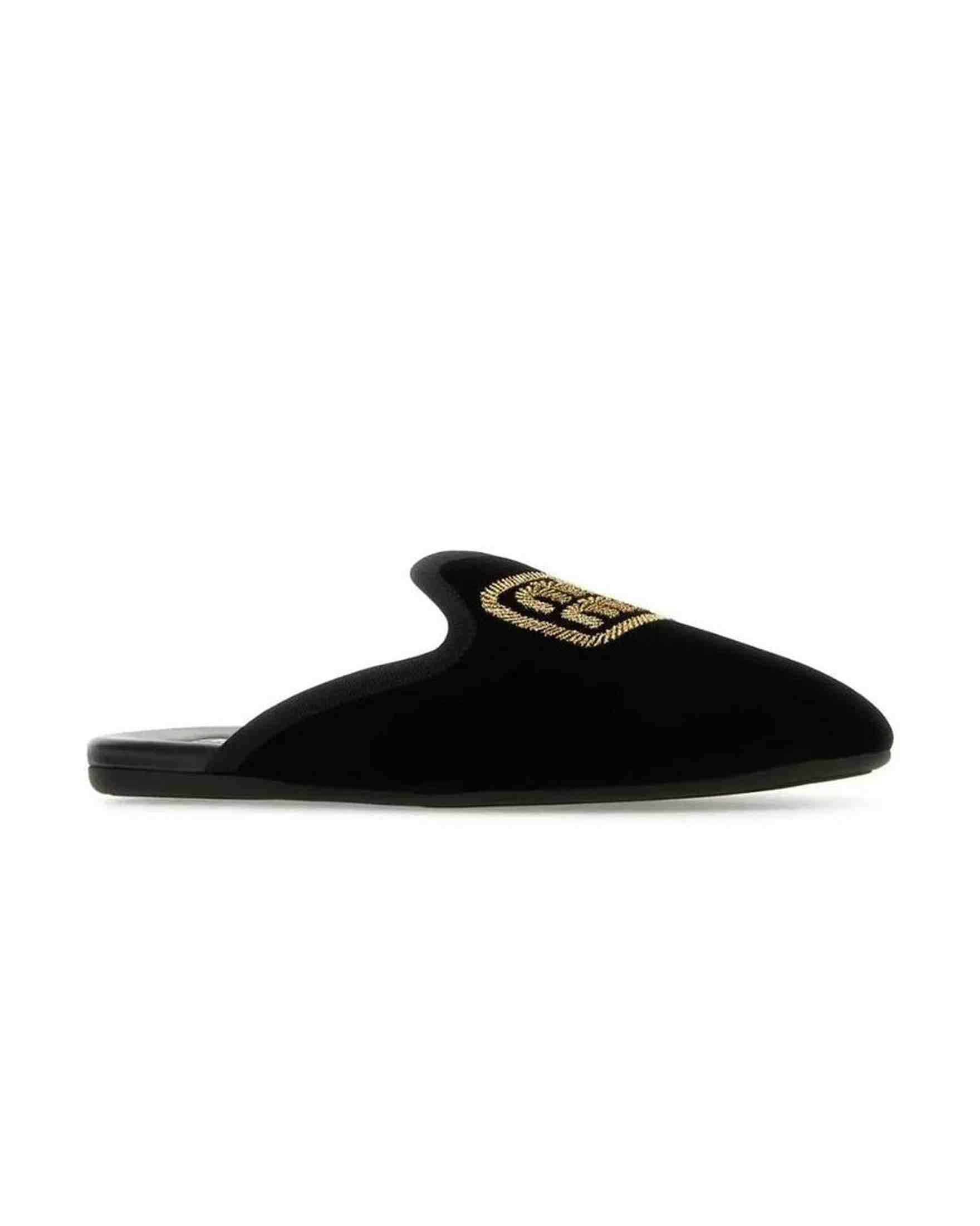 Miu Miu Logo Embroidered Slip On Mules Glam Steals