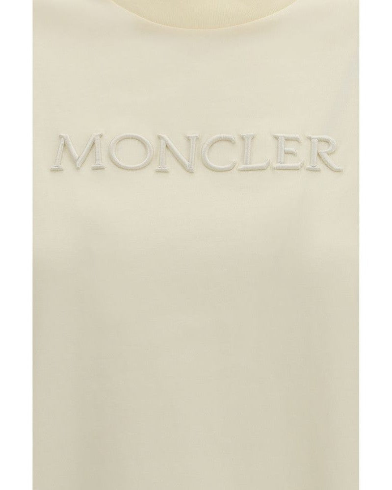 Moncler Beige Cotton T-shirt Glam Steals