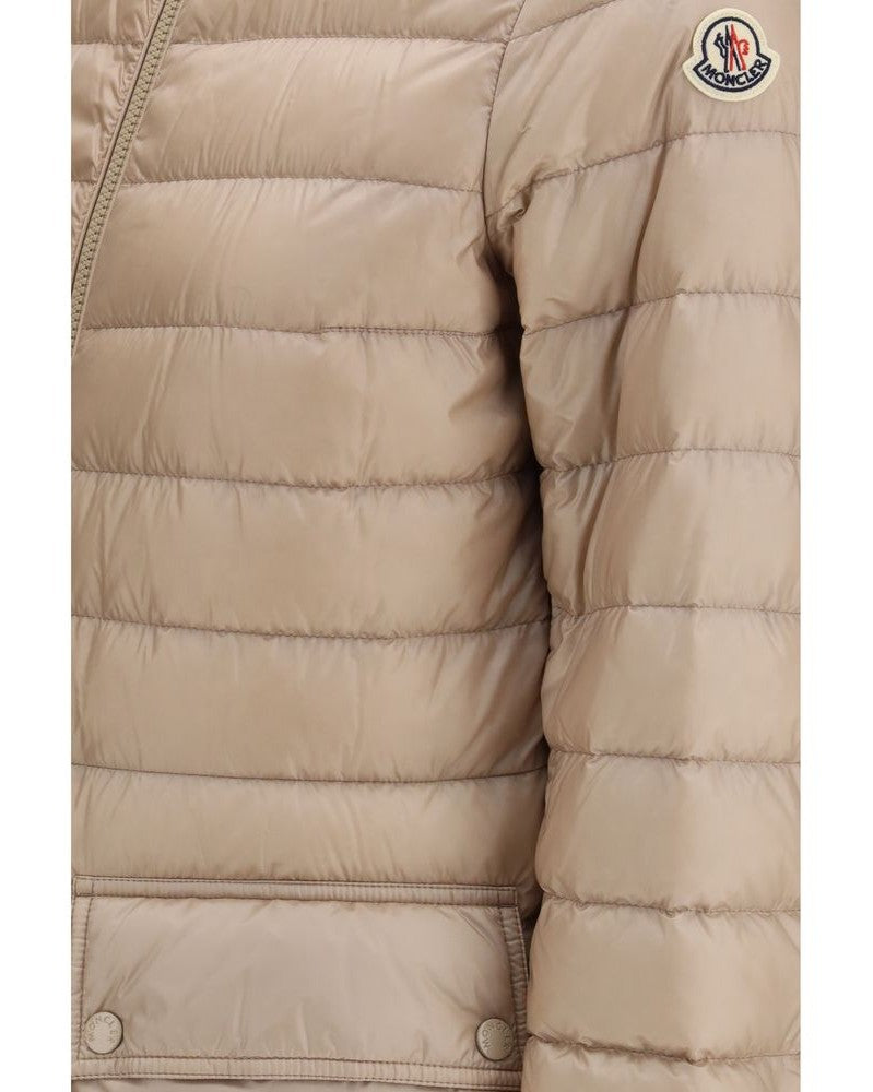 Moncler Beige Polyamide Coat Glam Steals