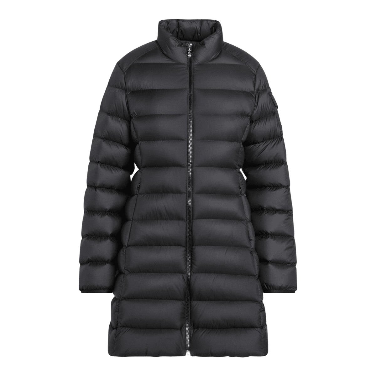 Moncler Black Igesse Midi Down Jacket Glam Steals