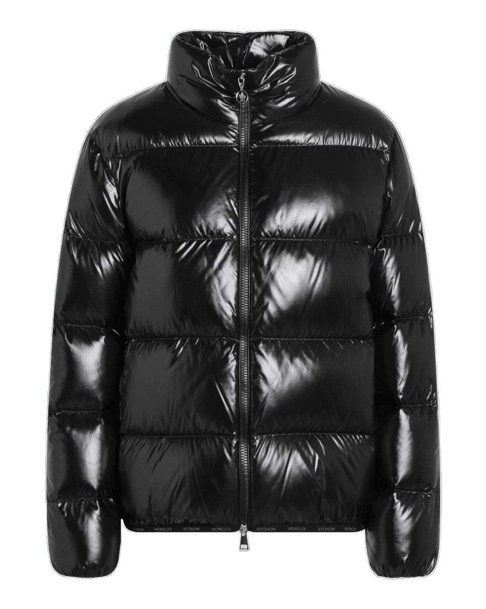 Moncler Black Nylon Abbadia Down Jacket Glam Steals