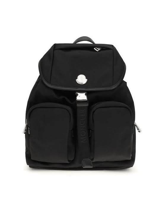 Moncler Black Polyamide Backpack