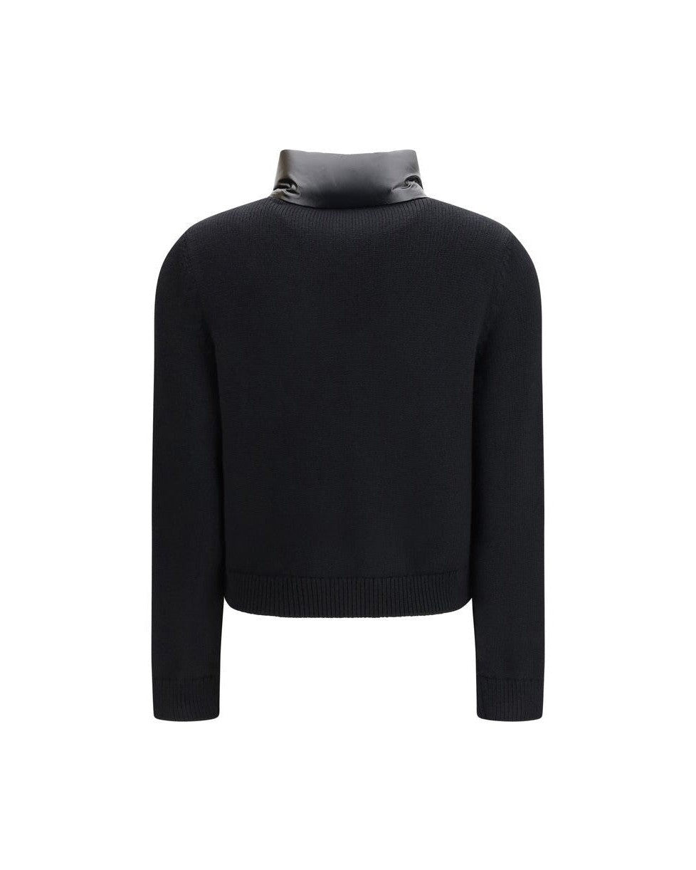 Moncler Black Polyamide Coat Glam Steals