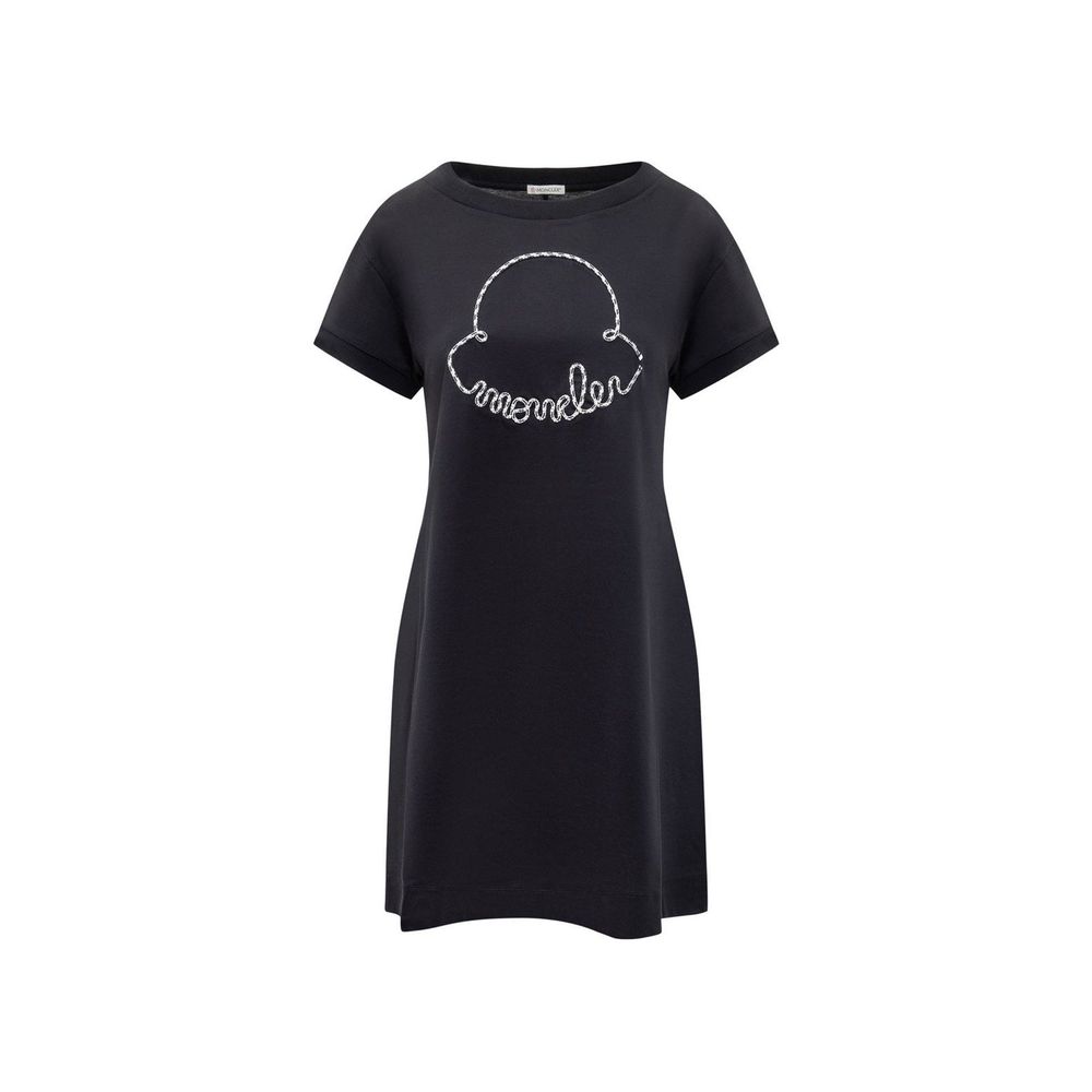 Moncler Cotton Logo Mini Dress Glam Steals