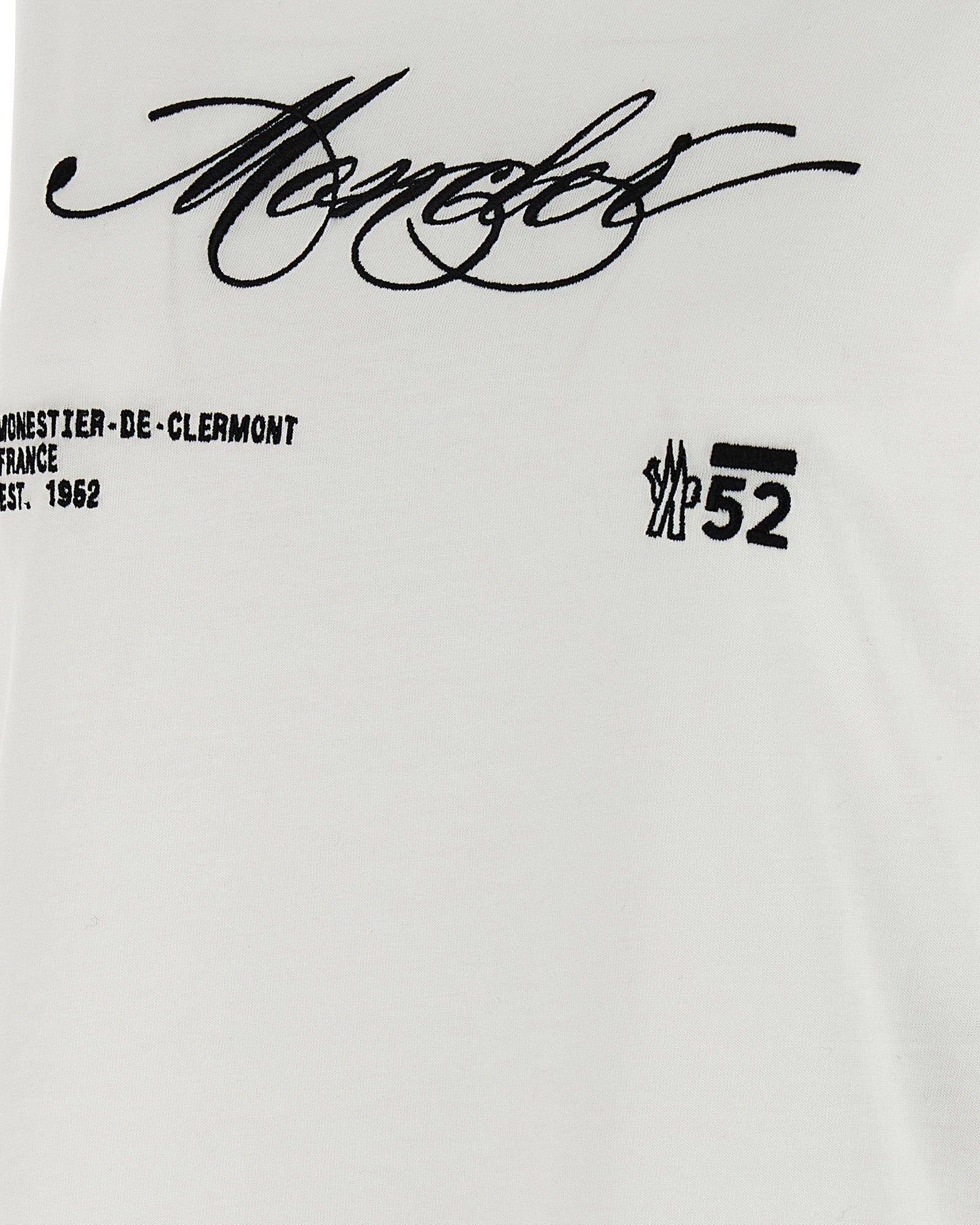 Moncler Embroidery T-shirt Glam Steals