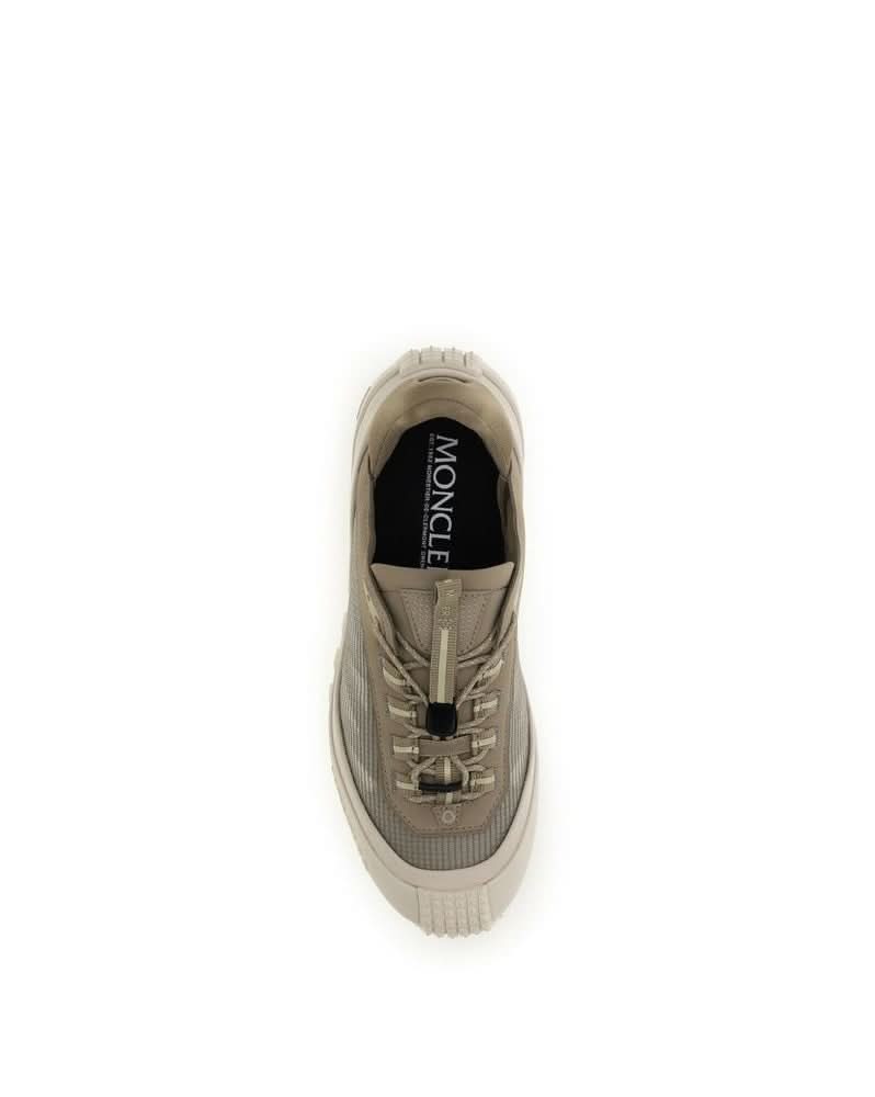 Moncler Gray Polyester Athletic Sneakers Glam Steals
