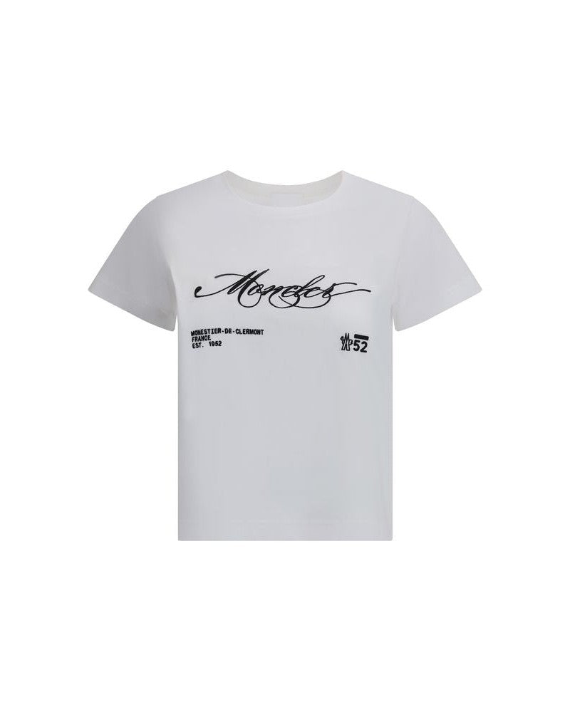 Moncler Logo Crop T-shirt Glam Steals