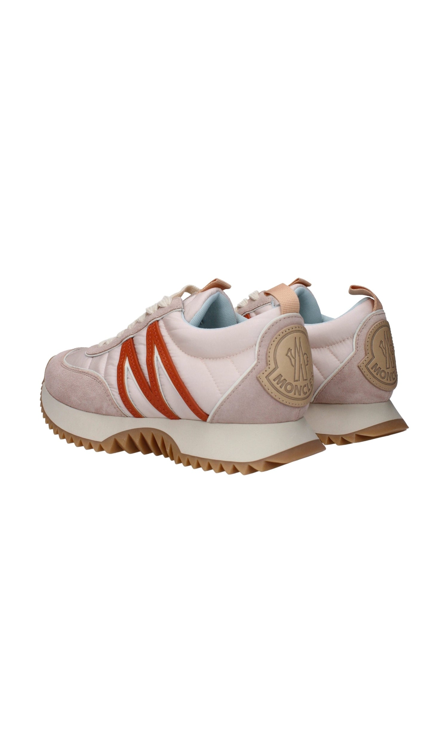 Moncler Pink Fabric Chunky Sneakers Glam Steals